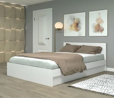 Кровать двуспальная Каприз в Санкт-Петербурге - 49090 р, доставим  бесплатно, любые цвета и размеры