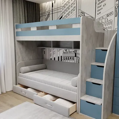 Кровать Банни 90 х 200 Hope 10 Вариант 2 купить по цене 42930 руб. —  интернет магазин Новый Магнат
