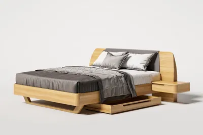 Купить Кровать из массива дуба «Босфор-Люкс» ГМ 6233Р в Москве | Мебельный  Дом