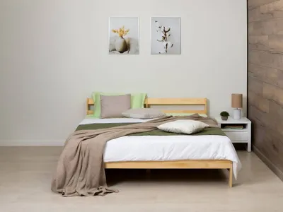 Купить полутороспальную кровать Нотта из массива дерева: фото, цена