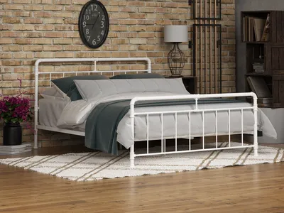 Металлические кровати купить в Тольятти по индивидуальным размерам, цены и  фото в интернет магазине