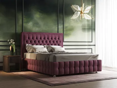 Купить кровать с мягким изголовьем Джиклас 140 от производителя фабрики  Стиль