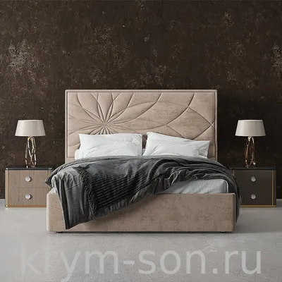 Кровать с мягким изголовьем 160х200 Sanvito купить в Санкт-Петербурге,  Москве