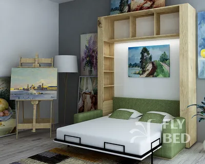 Шкаф-кровать трансформер Жасмин 60 в Санкт-Петербурге - 107890 р, доставим  бесплатно, любые цвета и размеры