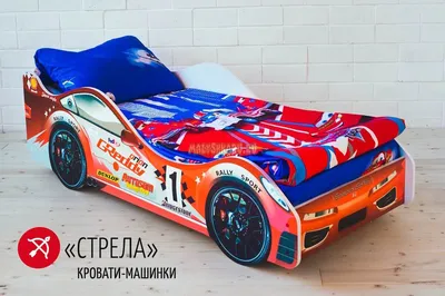 Детская Кровать Машина Romack Romeo-M цвет красный купить в интернет  магазине Romack-Russia.ru