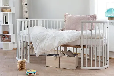Детские кроватки: овальные трансформеры круглые