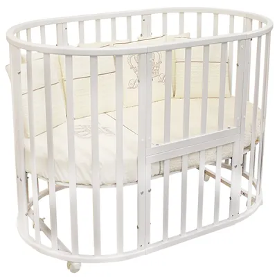 Купить детская кровать трансформер Азбука Кроваток Северная Звезда, без  маятника, 9в1, белый, цены на Мегамаркет | Артикул: 600009575938