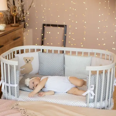 Детская приставная кроватка ComfortBaby SmartTrip 5 в 1 Opti, Белоснежный  купить в Туапсе за 19 900 руб. с доставкой от официального дилера Boan Baby