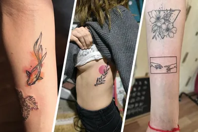 Тату для девушек - более 250 идей для красивой татуиорвки в каталоге  Classic Tattoo