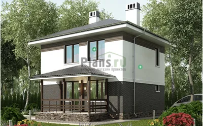 Одноэтажный дом из пеноблоков (ID#3876503), цена: 3.50 руб., купить на  Deal.by
