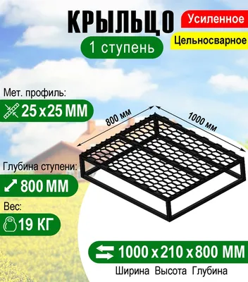 Металлическое крыльцо на заказ — заказать крыльцо из металла в Москве, цена