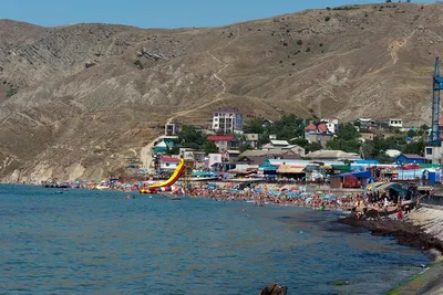 Пляжи на курорте Орджоникидзе, Крым