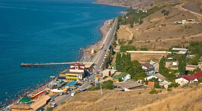 Крым село морское фото фото