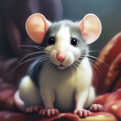 Хаски крыса, 12 месяцев, на белом фоне. | Премиум Фото