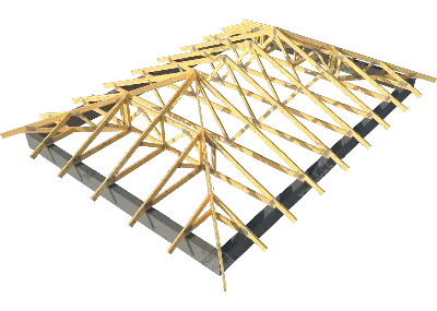 Крыша дома конверт стропильная система схема из ферм купить