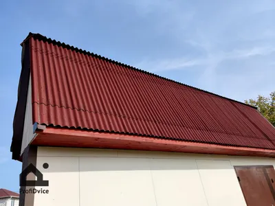 Крыша из ондулина фото фото