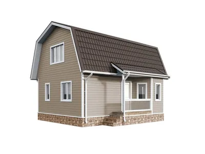 Проекты домов с вальмовой (4-х скатной) крышей