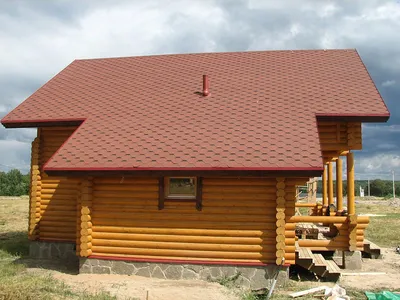 Конструкция крыши бани
