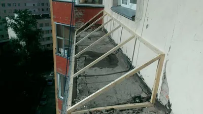 Устройство крыши на балкон из бруса