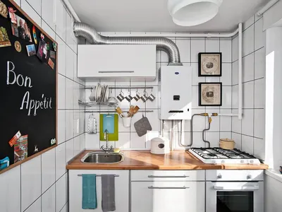 Дизайн кухни 6м в хрущевке с газовой колонкой фото | Официальный сайт  «Холдинг-Будпроект»