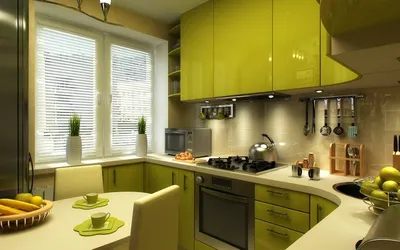 Кухонный гарнитур для кухни 6 кв. м: идеи дизайна + фото - читайте статьи  от «Ваша Мебель» в Жигулёвске