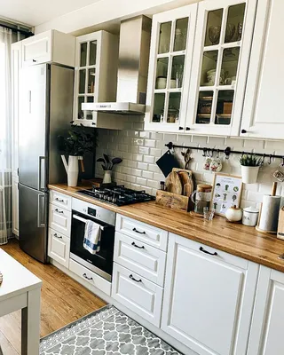 Белая кухня икеа будбин