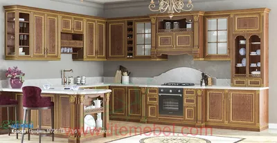 Кухня из массива дерева, модель 02 купить по цене 20000 рублей от  производителя в Москве