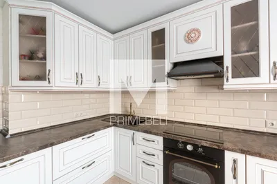 Крашенная кухня МДФ, серый низ, белый верх | АК-Мебель