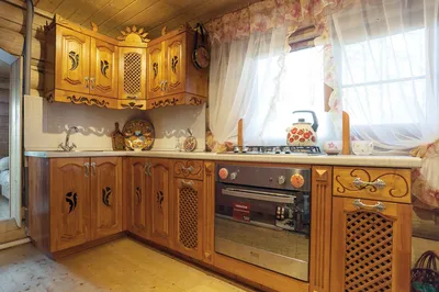 Классическая кухня Соледжо из массива дерева — купить в Москве | Кухни от  природы