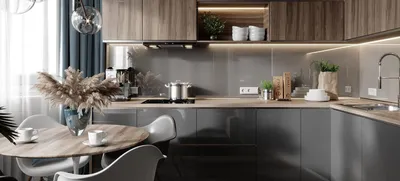 15 отметок «Нравится», 1 комментариев — Мебель кухни Петрозаводск  (@kuhni_petrozavodsk) в Instagram: «📌Кухня в современном ст… | Kitchen  design, Interior, Kitchen