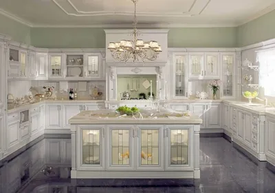 Белая кухня - polka.