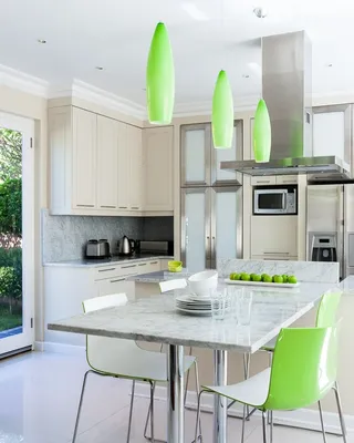 Кухня цвета лайм: 75 идей дизайна интерьера от SALON.ru