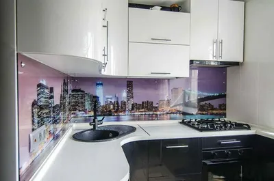 образ - кухня-дизайн: Интерьер кухни 9 кв.м в панельном доме
