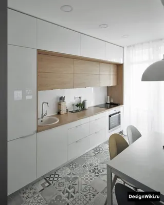 Кухня на замовлення в сучасному стилі біла з деревом. Модель 2022 року  (ID#1568125941), цена: 19000 ₴, купить на Prom.ua
