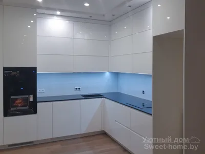 Кухня белая угловая фото фото
