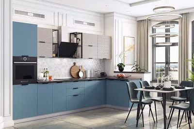 Прямой кухонный гарнитур на заказ в современном стиле Модель №2 –  Дизайн-Мебель