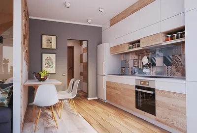 Дизайн комнаты 17 кв м: фото интерьера и идеи по обустройству кухни-гостиной  площадью 17 метров | Houzz Россия