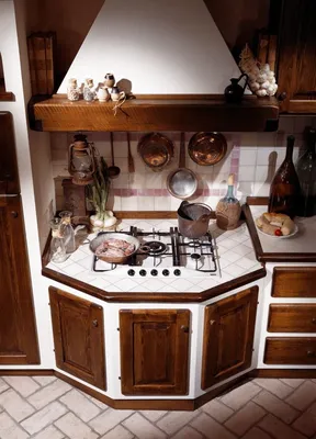 Кухонный гарнитур из гипсокартона - 77 фото