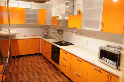 Оранжевая кухня: 13 лучших фото в интерьере, сочетание цветов, идеи