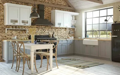 Деревянная кухня в стиле шале в современной интерпретации | Rustic country  kitchen decor, Rustic kitchen island, Rustic country kitchens