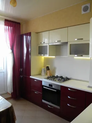 Кухня Mirror Gloss бордо « Меблі в Одесі