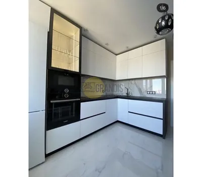 Модульная кухня Роби цвет белый - бордовый металлик 2,5 метра - купить со  склада в Москве