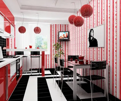 Кухни красного цвета и красно-черные кухни в интерьере, фото | Мебельная  фабрика \"Династия\"