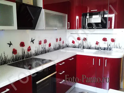 Бордовая кухня: фото интерьеров кухни в бордовом цвете