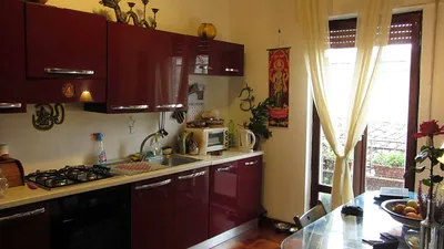 Бордовая кухня: 40 идей с фото интерьера кухни в бордовых цветах