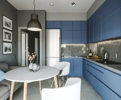 Дизайн кухни в бело-голубых тонах 👍 - Идеи для вашего дома | Facebook
