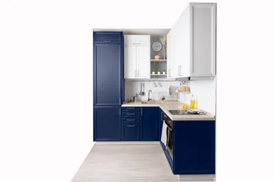 Кухня в голубых тонах: дизайн, интерьер, мебель