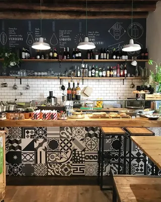 Кухня в стиле кафе дизайн [90 фото]
