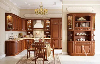 Красивые кухни-гостиные в викторианском стиле – 135 лучших фото дизайна  интерьера кухни | Houzz Россия