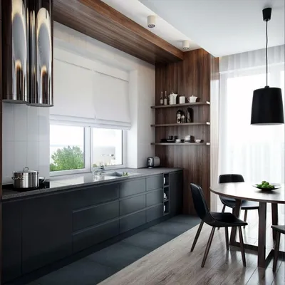 Кухня со столешницей у окна – советы по расположению модулей и комплектации  нестандартной мебели | KRONAS